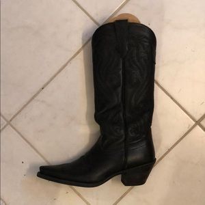Ariat black cowboy boots for women